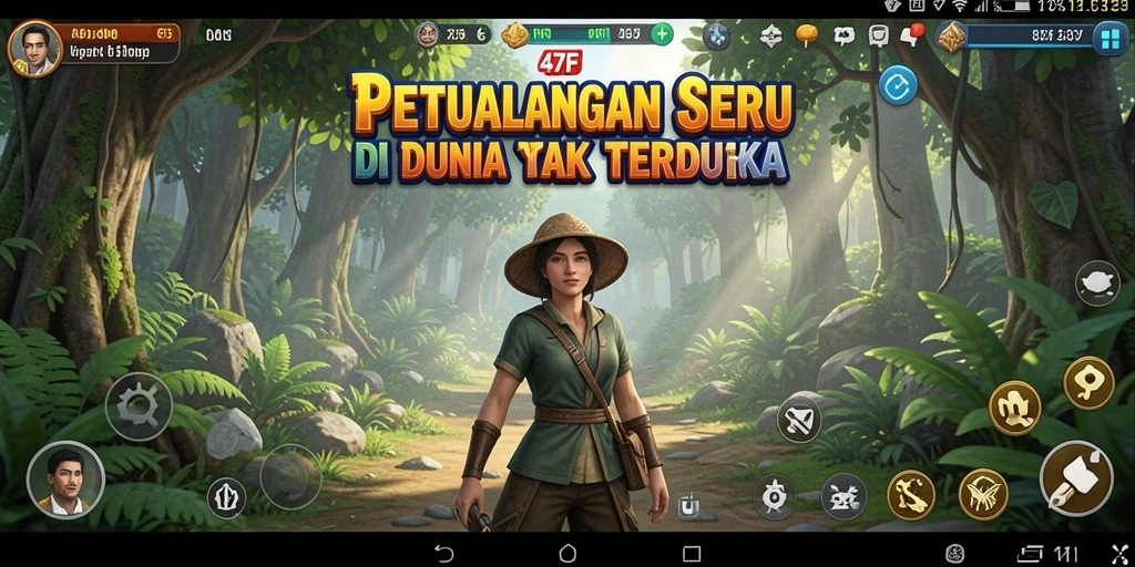 Tampilan menarik dari gameplay 47F yang penuh petualangan.