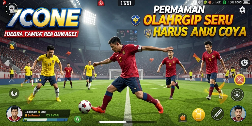 Tampilan gameplay menarik dari 7CONE dengan berbagai olahraga.