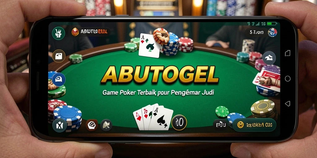 Tampilan permainan Poker yang menarik dan interaktif di ABUTOGEL.