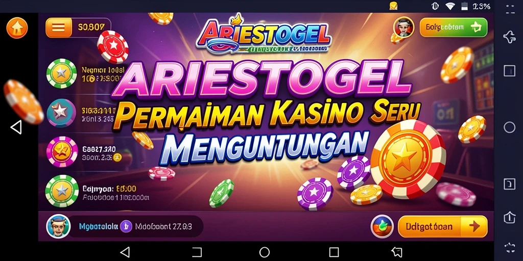 Tampilan menarik dari gameplay ARIESTOGEL yang seru dan mendebarkan.