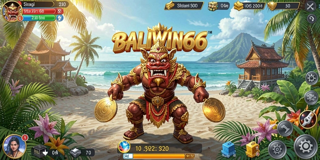 Tampilan gameplay seru dan strategi tim di BALIWIN66