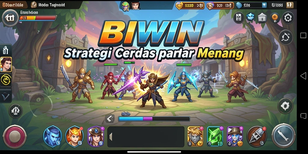 Tampilan gameplay seru dan menantang di BIWIN.