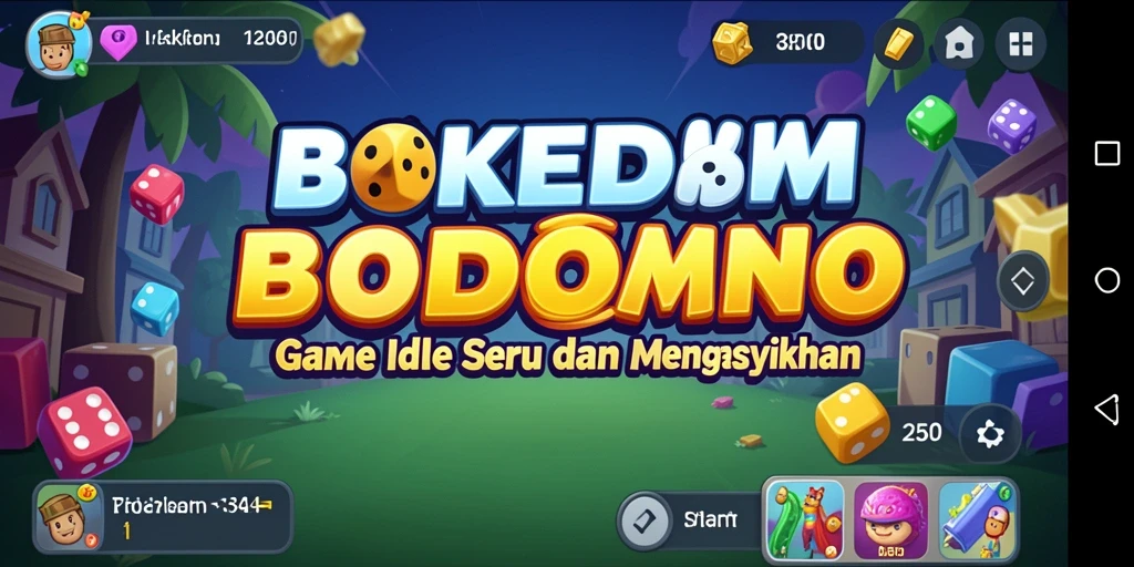 Tangkapan layar gameplay BOKEDOMINO yang menarik dan seru.