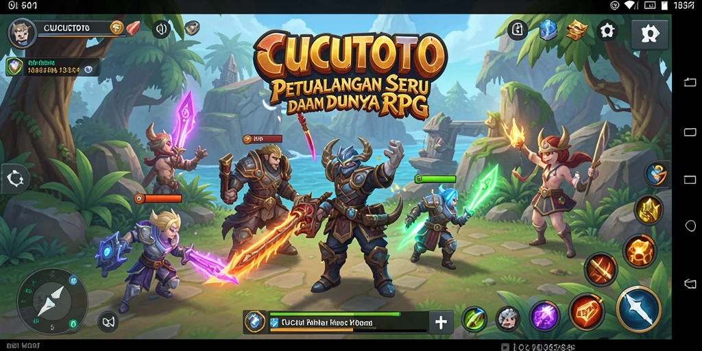 Tampilan gameplay seru di dunia fantastis CUCUTOTO.