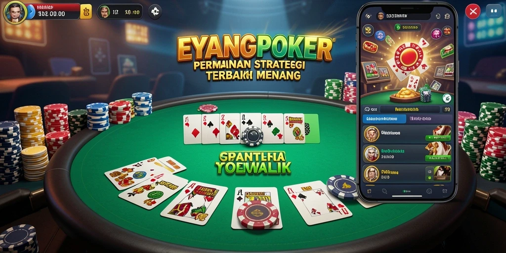 Tampilan gameplay strategis yang menantang di EYANGPOKER.