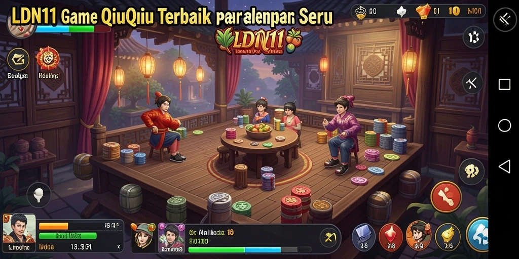 Gameplay seru QiuQiu dengan desain modern dan menarik.