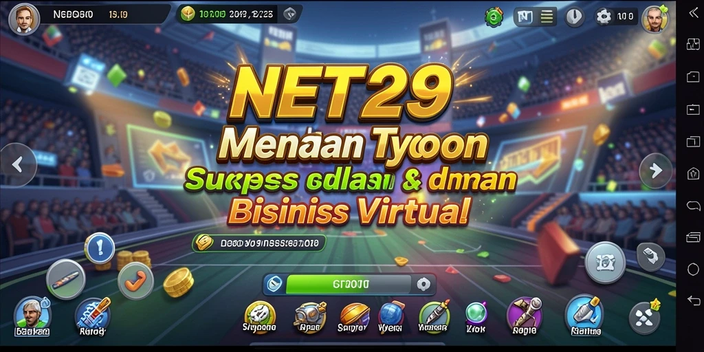 Tampilan menarik dari gameplay Tycoon dalam NET29.