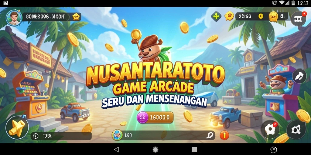 Tampilan gameplay seru dan penuh tantangan dari NUSANTARATOTO.