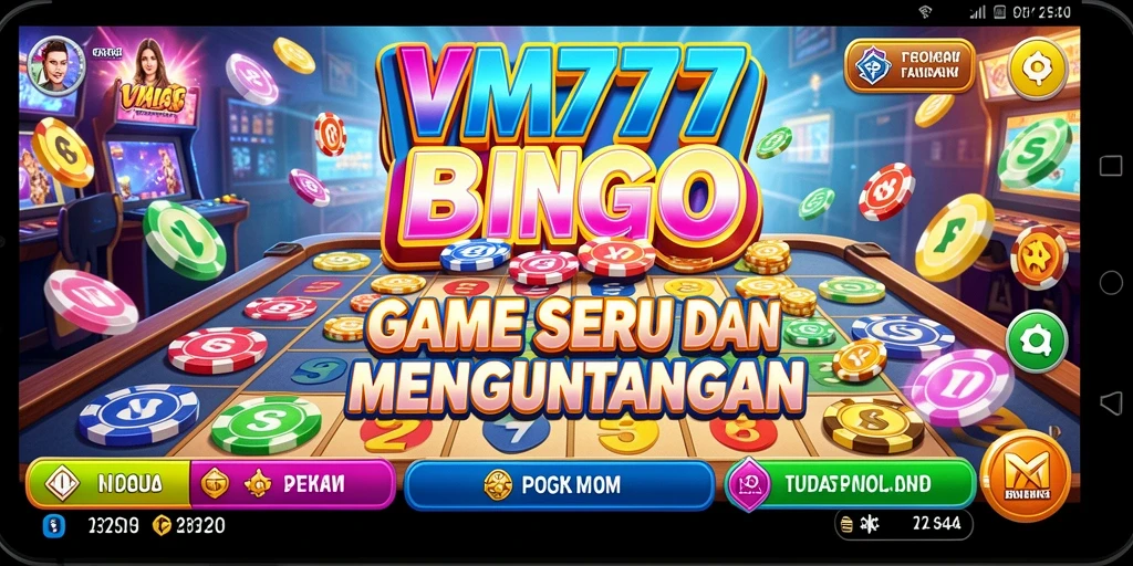 Tampilan gameplay Bingo yang menarik dan menantang
