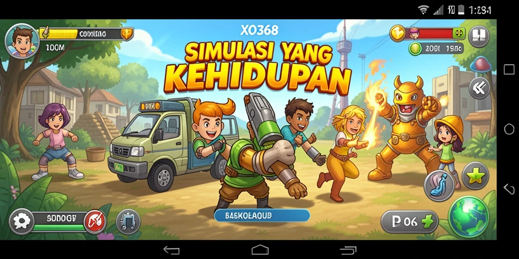 Screenshot gameplay <strong>XO368</strong> yang menunjukkan interaksi karakter dan lingkungan.