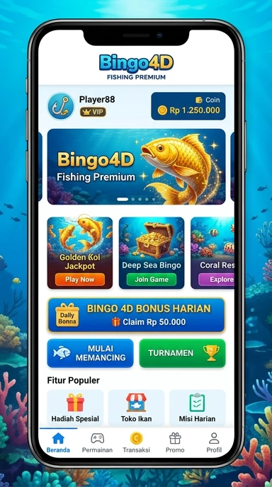 Fitur unggulan dari aplikasi bingo4d yang menarik.